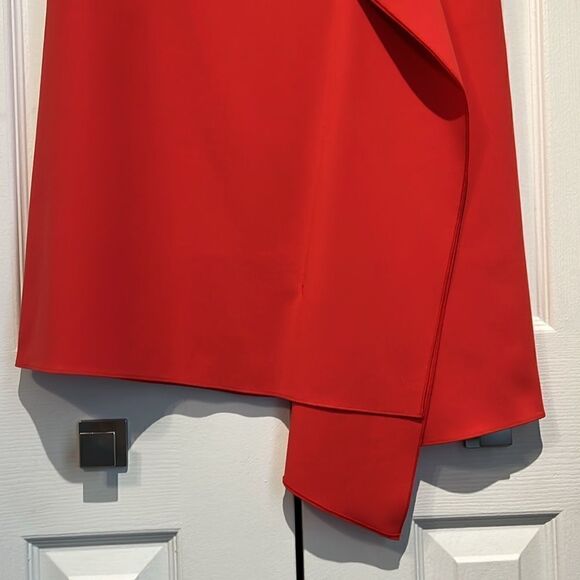 Hugo Boss‎ Red A-Line Pockets Lined Skirt Size 4 - Picture 6 of 16